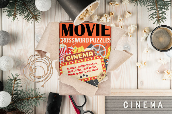 Movie Crossword Puzzles: Fun Film Trivia Book