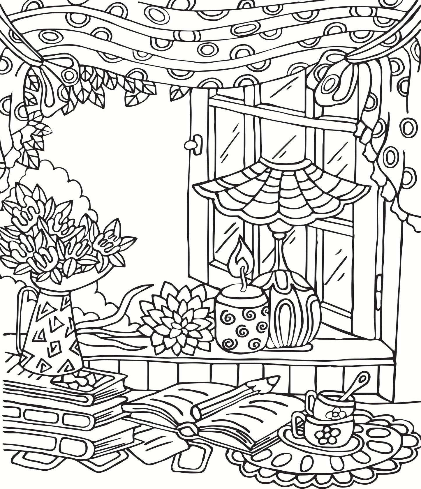 Home Sweet Home Coloring Book