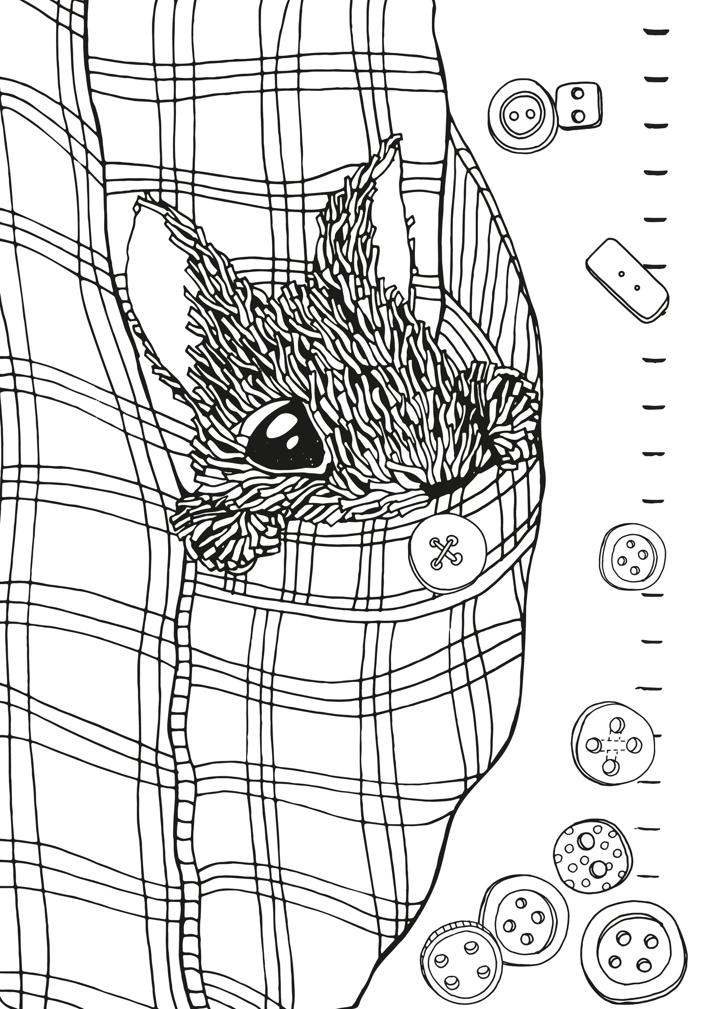 Teen Coloring Book for Girls