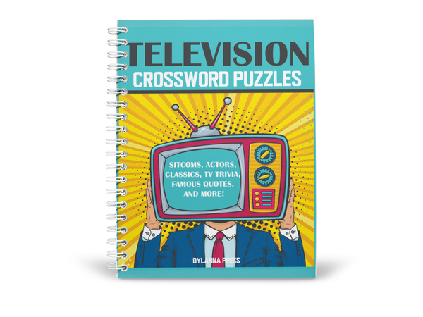 Television Crossword Puzzles: Fun TV Trivia Book